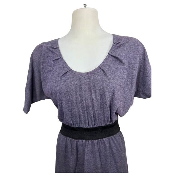 Element Purple Dress Size Small Short Sleeve Open Back Casual Boho Stretchy - Picture 8 of 11